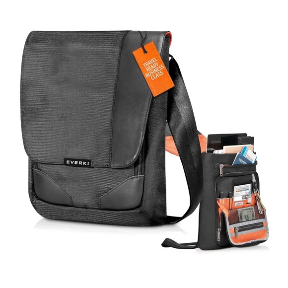 NWT EVERKI Venue Premium Messenger‎ Crossbody Bag Ergonomic